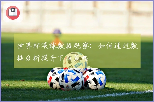世界杯滚球数据观察：如何通过数据分析提升下注策略