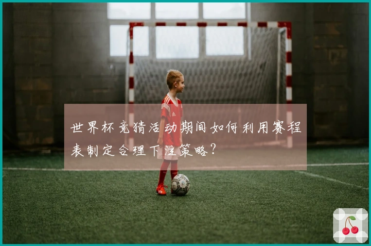 世界杯竞猜活动期间如何利用赛程表制定合理下注策略？