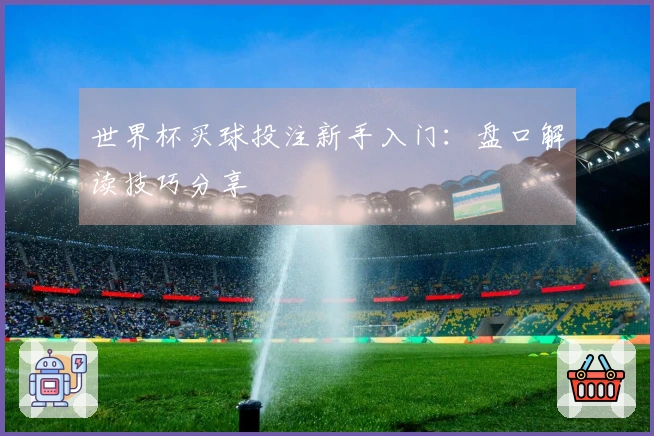 世界杯买球投注新手入门：盘口解读技巧分享